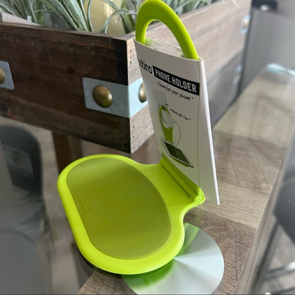 Bobino Folding Phone Holder Green Lime Neon NWT - Picture 7 of 9